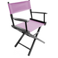 Table Height (18″) Director’s Chair – Gold Medal Commercial Black Finish