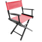 Table Height (18″) Director’s Chair – Gold Medal Commercial Black Finish