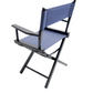 Table Height (18″) Director’s Chair – Gold Medal Commercial Black Finish