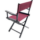Table Height (18″) Director’s Chair – Gold Medal Commercial Black Finish
