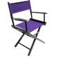 Table Height (18″) Director’s Chair – Gold Medal Commercial Black Finish