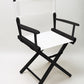 Table Height (18″) Director’s Chair – Gold Medal Commercial Black Finish