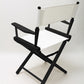 Table Height (18″) Director’s Chair – Gold Medal Commercial Black Finish