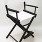 Counter Height (24″) Director’s Chair – Gold Medal Commercial Black Finish