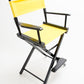 Counter Height (24″) Director’s Chair – Gold Medal Commercial Black Finish