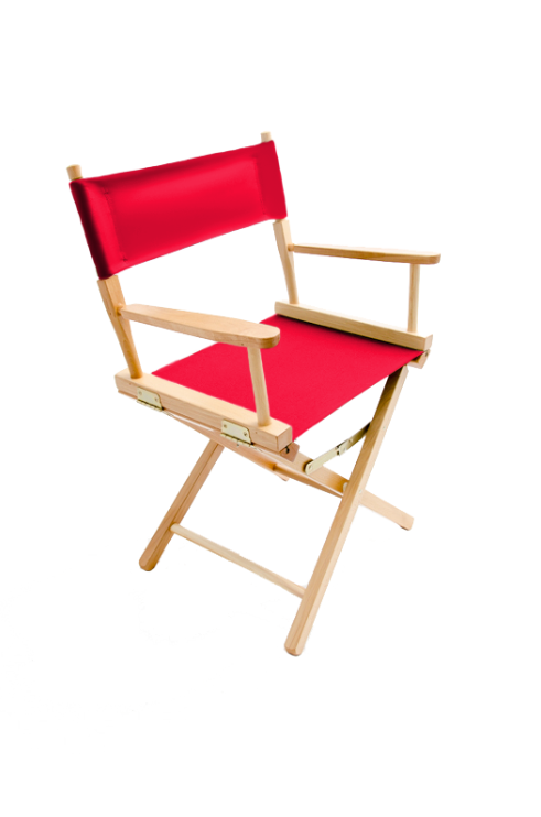 Bar Height (30″) Director’s Chair – Gold Medal Contemporary