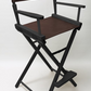 Bar Height (30″) Director’s Chair – Gold Medal Contemporary